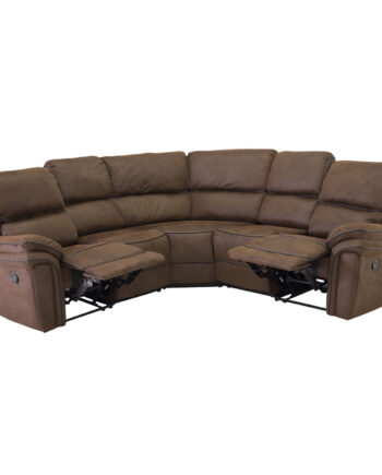 Venture Design Saranda Hjørnesofa Recliner Brun Stof