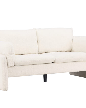 Venture Design Vindel Pers Sofa Hvid Polyester Bamsestof