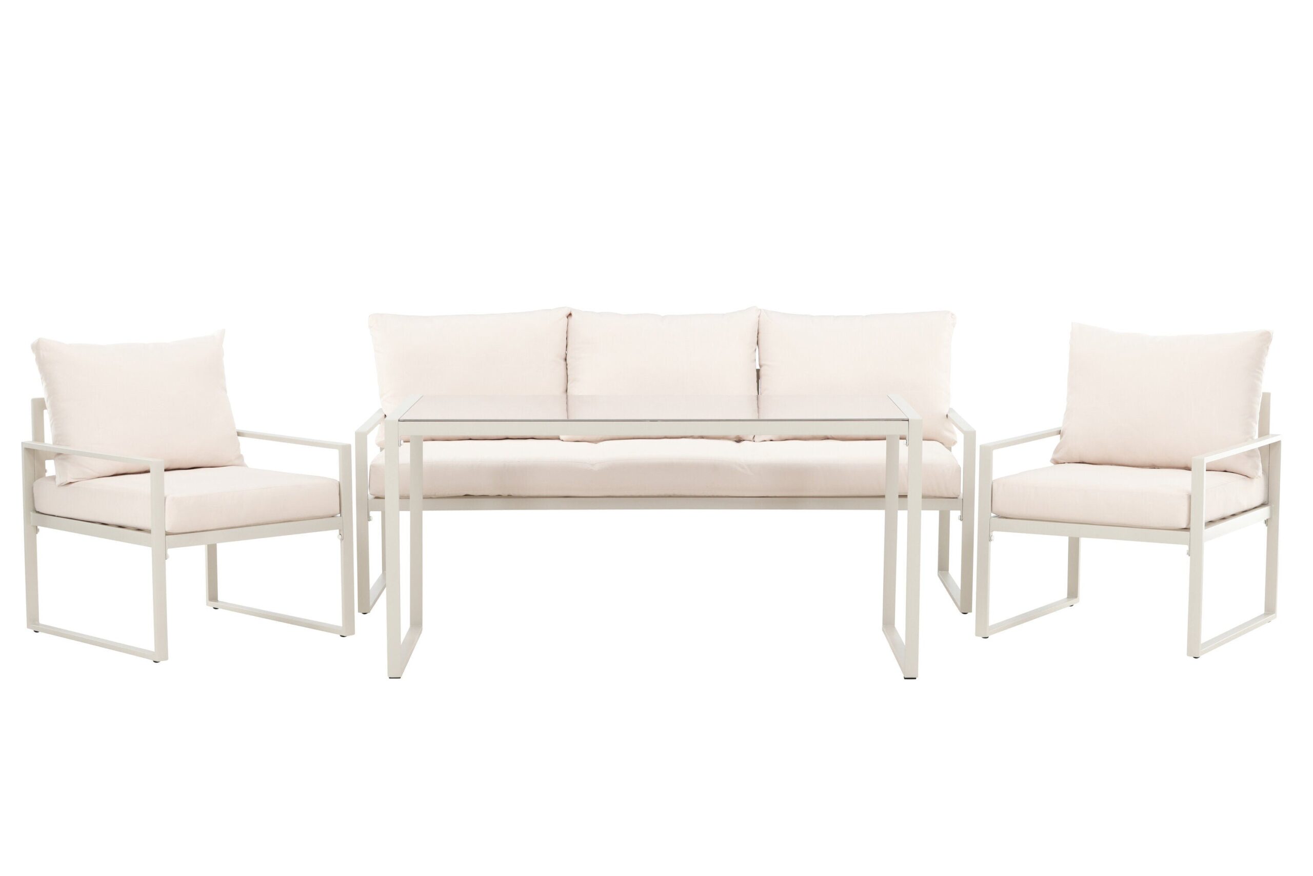 Venture Home Catania Loungesæt Beige Sofa Loungestole Bord