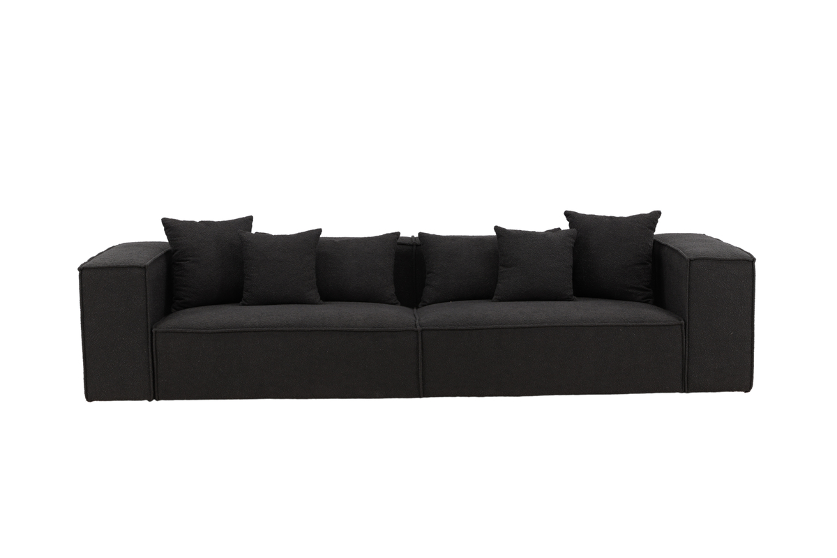 Vind Collection Gillholmen Sofa Sort Stof Boucl