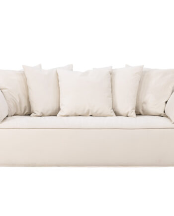 Vind Collection Torekov Pers Sofa Beige Polyester Stof Birketræ
