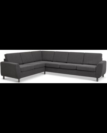 Wendy Hjørnesofa Polyester B295 D230 Børstet Alugrå Antracit