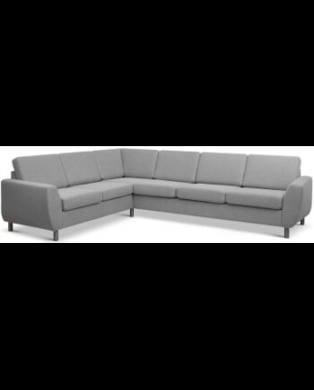 Wendy Hjørnesofa Polyester B295 D230 Børstet Alugrå Grå