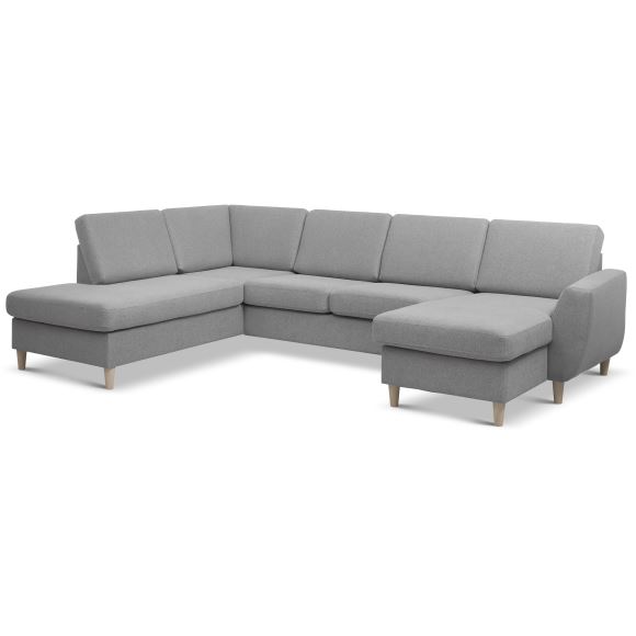 Wendy Sofa Højrevendt Lys Grå