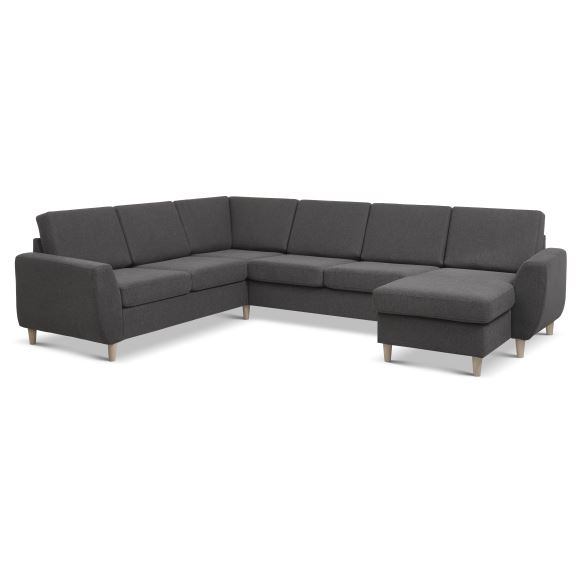 Wendy Sofa Vendbar Opstilling Mørkegrå