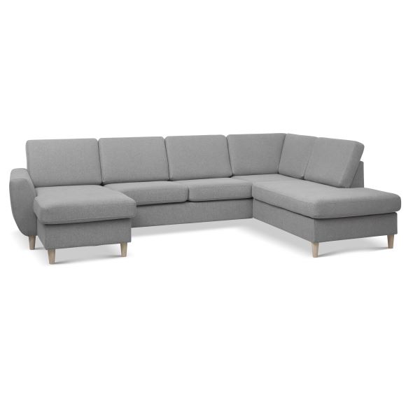 Wendy Sofa Venstrevendt Lys Grå