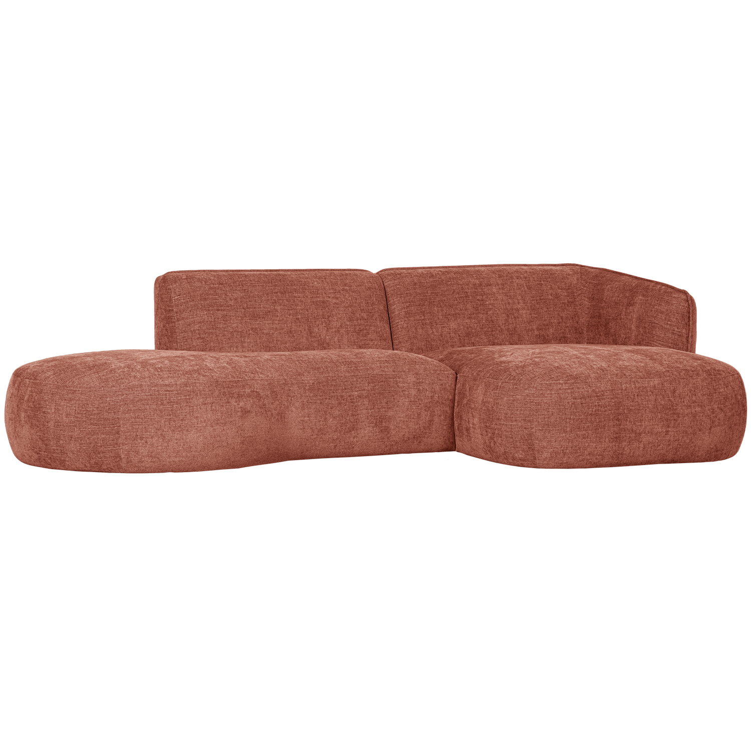 Woood Polly Chaiselong Højre Pink 71x275x150