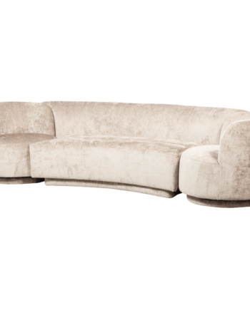 Woood Popular Kombi Pers Sofa Lænestole Natur Polyester