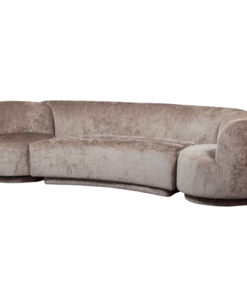 Woood Popular Kombi Pers Sofa Lænestole Taupe Polyester