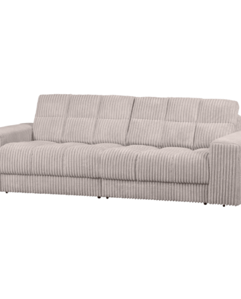 Woood Second Date Pers Sofa Natur Fløjl Stof