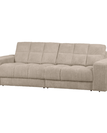 Woood Second Date Pers Sofa Travertin Fløjl Stof