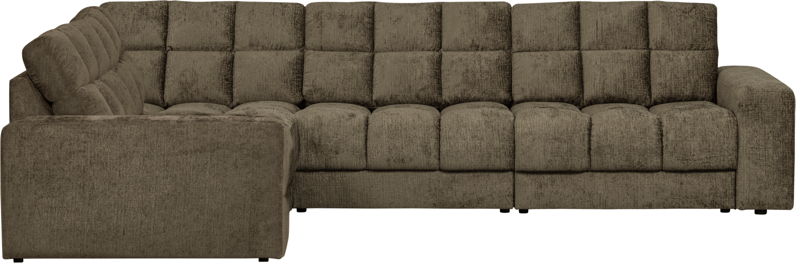 Woood Second Date Venstrevendt Hjørnesofa Velour Grøn 78212316