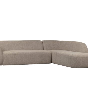 Woood Sloping Hjørnesofa Højre Natural Melange 77x274x225