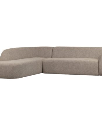 Woood Sloping Hjørnesofa Venstre Natural Melange 77x274x225