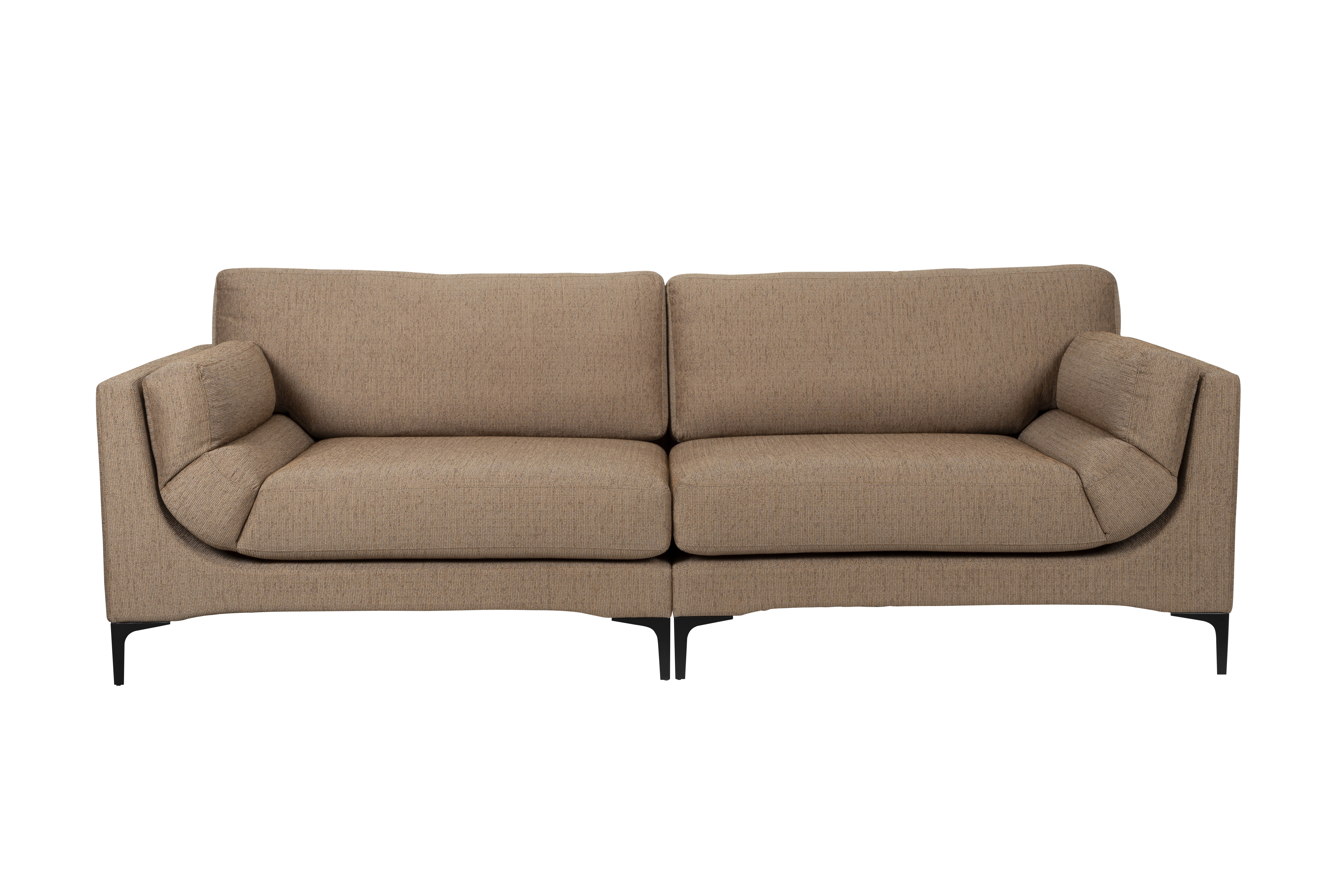 Zuiver Balkon Personers Sofa Caramel Polyester Stål