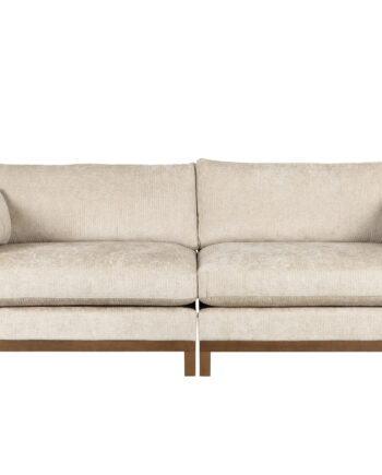 Zuiver Blossom Personers Sofa Sand Stof Egetræ