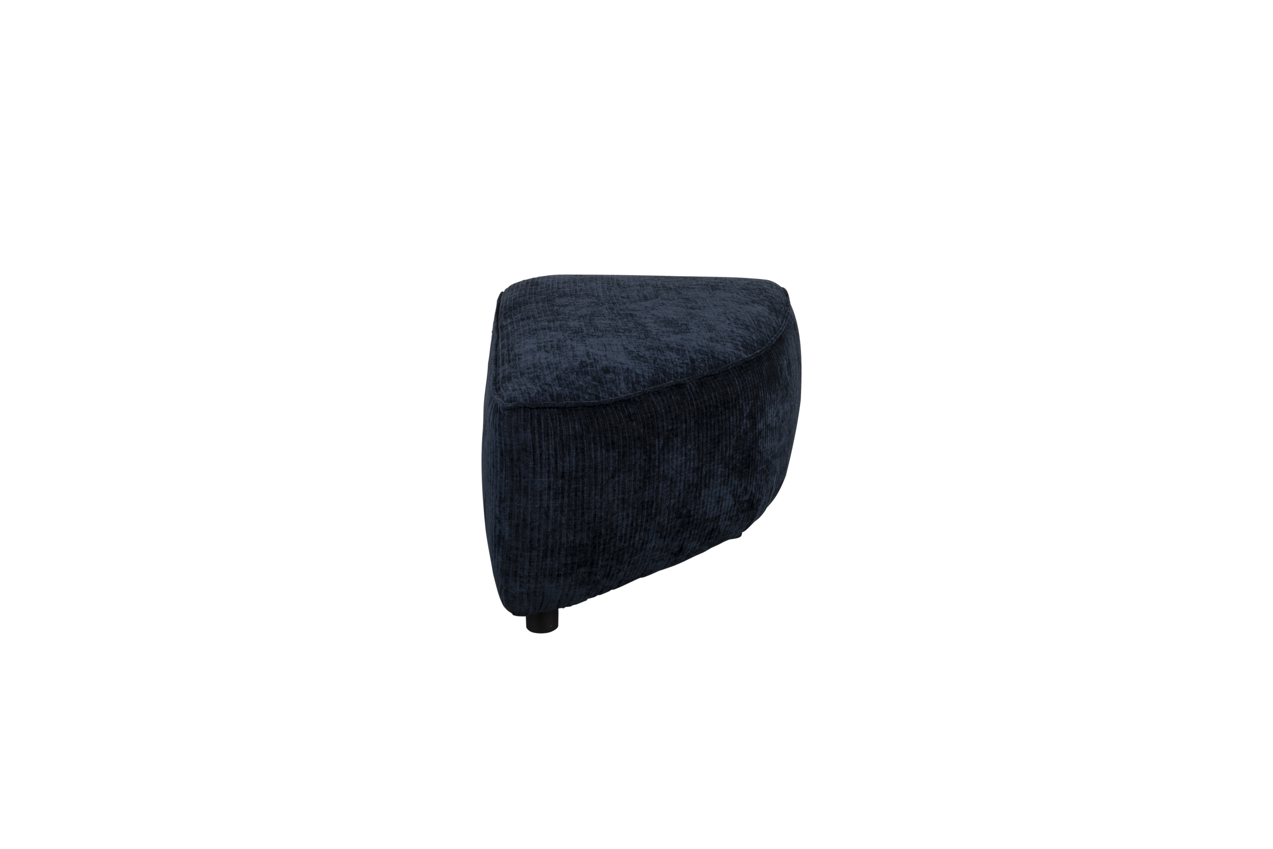 Zuiver Hunter Sofa Element Pie Puf Højre Navy Fløjl Plast
