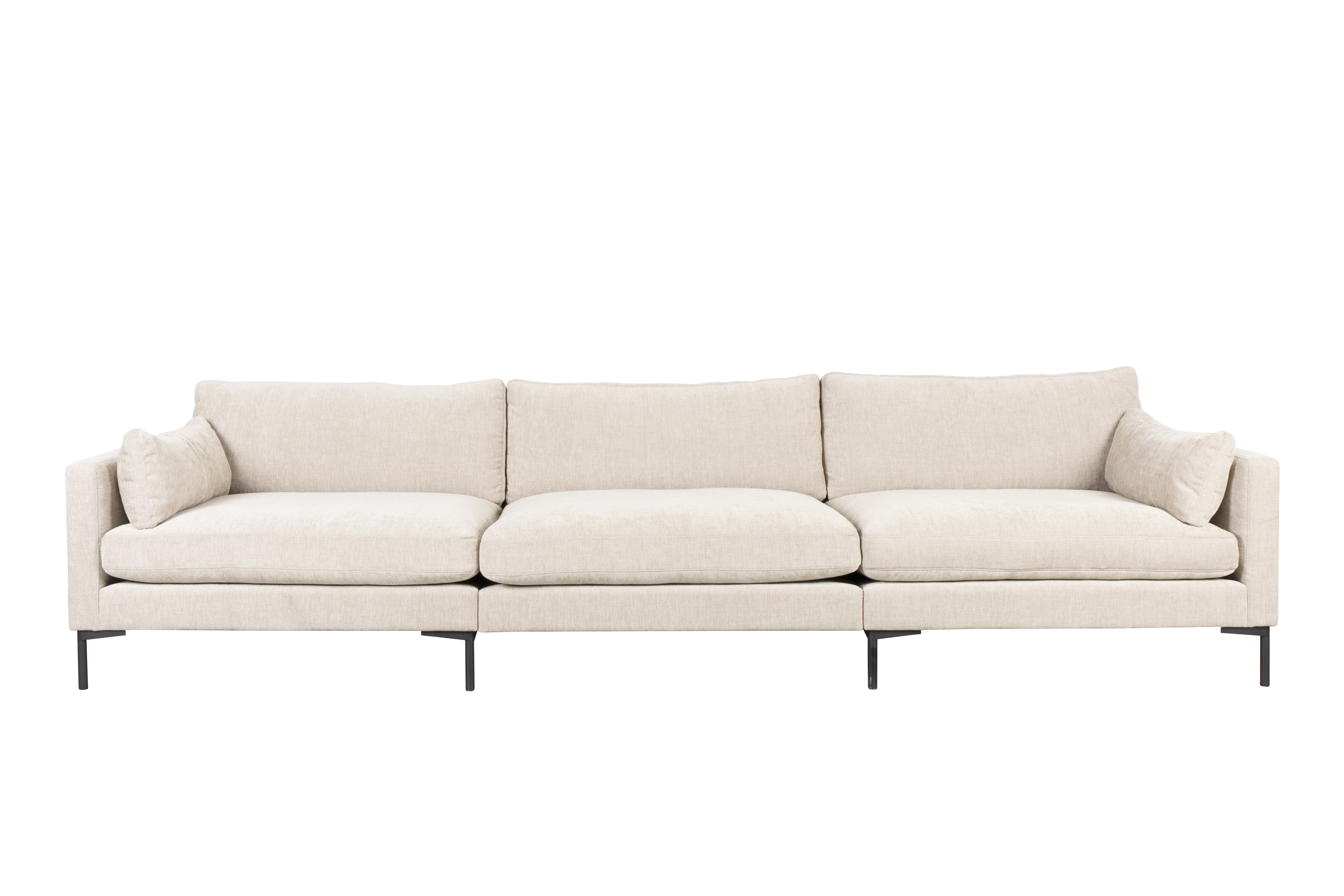 Zuiver Sommer Personers Sofa Creme Polyester Stål