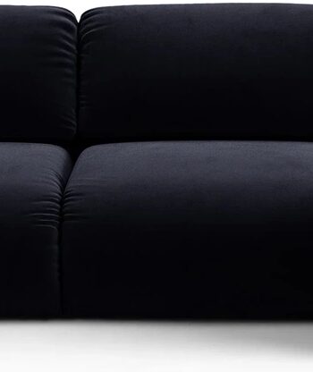 Chaiselongsofa Hjørnesofa Micadoni Ophelia Højrevendt Kongeblå Velour 297 Bred Plads Til Personer