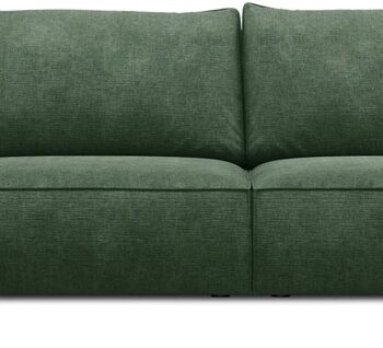 Chaiselongsofa Micadoni Kaelle Venstrevendt 364 Flaskegrøn Chenille