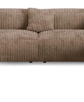 Chaiselongsofa Micadoni Martina Højrevendt Hjørnesofa Agernbrun Ribvelour Tilia 420330