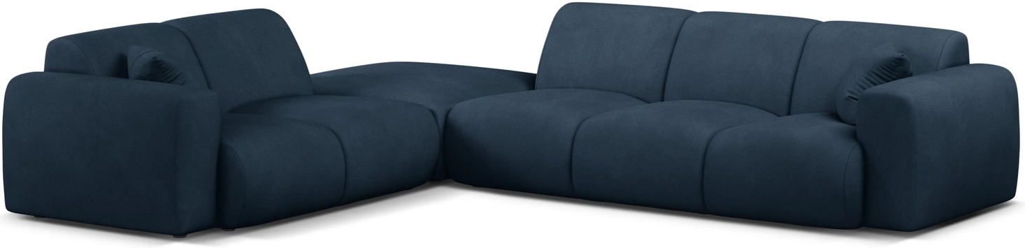 Chaiselongsofa Micadoni Molino Kongeblå Rebel Chenille Venstrevendt Hjørnesofa 315x250