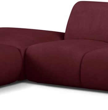Chaiselongsofa Micadoni Molino Venstrevendt 315x250 Bordeaux Chenille