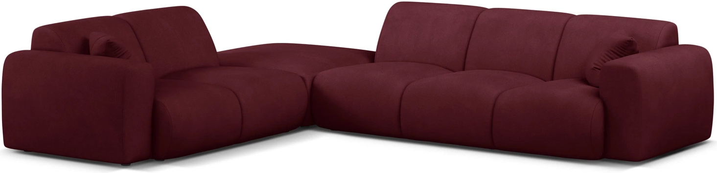 Chaiselongsofa Micadoni Molino Venstrevendt 315x250 Bordeaux Chenille