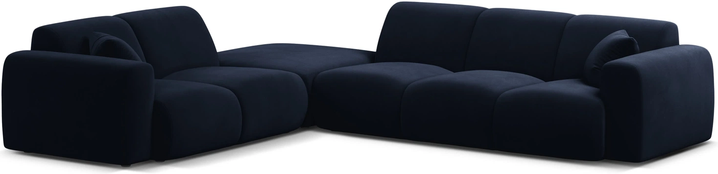 Chaiselongsofa Micadoni Molino Venstrevendt Kongeblå Velour Hjørnesofa 315x250
