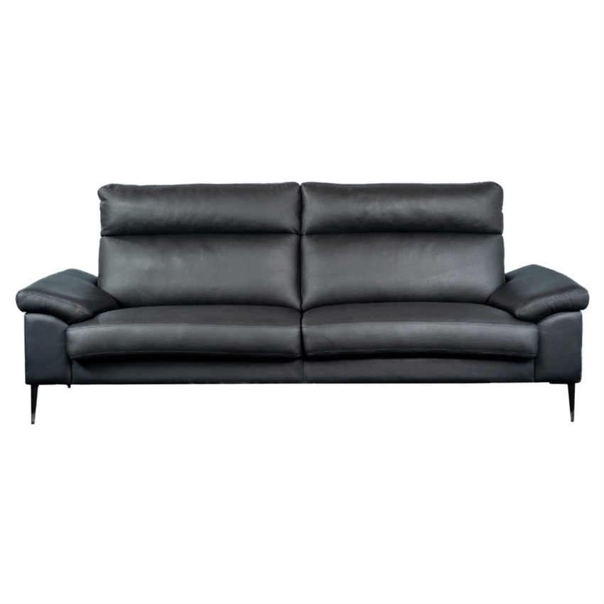 Comfort Living Grandiosa Sofa Personers Sofa Sort Læder 170 Møbelsalg