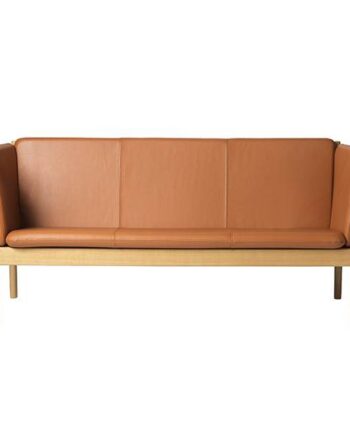 Fdb Møbler J149 Pers Sofa Cognac Læder : Erling Christensen Møbler