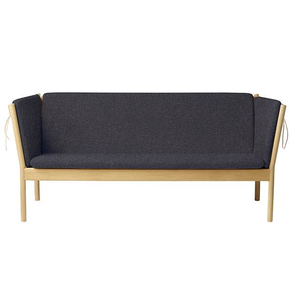 Fdb Møbler J149 Pers Sofa Mørkegrå : Erling Christensen Møbler