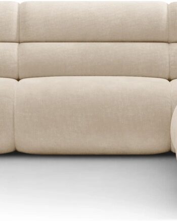 Hjørnesofa Micadoni Neo 295x295 Chenille Golden Lys Beige Vandafvisende Rummelig Sofa Til Til Personer