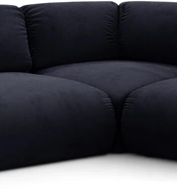 Hjørnesofa Micadoni Ophelia Kongeblå Velour Liquidblocked Personers Chaiselong 259x259