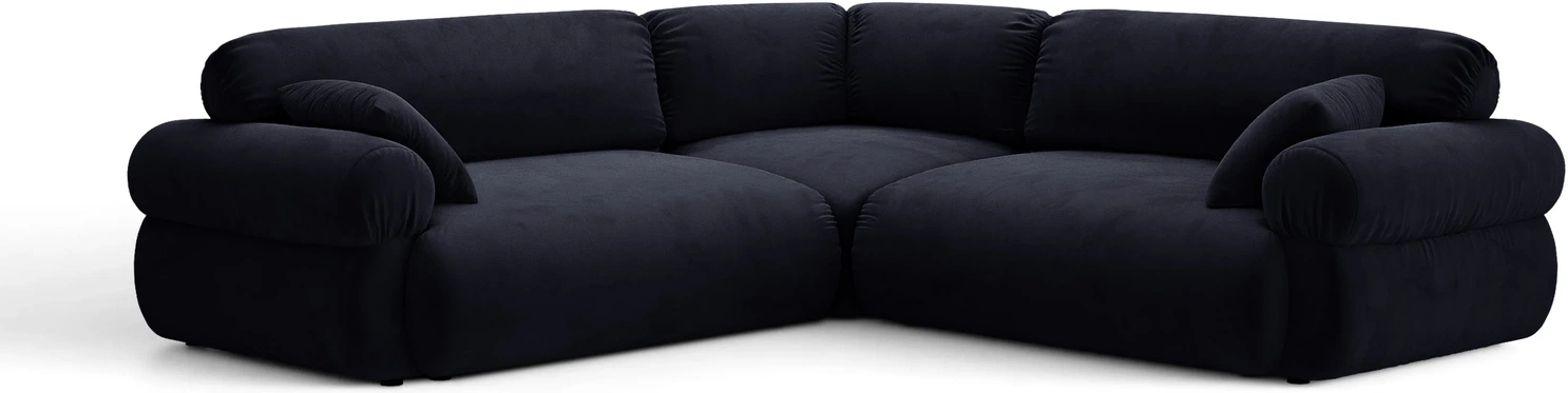 Hjørnesofa Micadoni Ophelia Kongeblå Velour Liquidblocked Personers Chaiselong 259x259