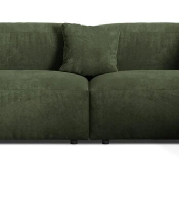 Højrevendt Chaiselong Hjørnesofa Micadoni Martina Grøn Velour B406d316 Plads Til Personer