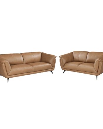 Parma 2pers Sofa Camel Læder