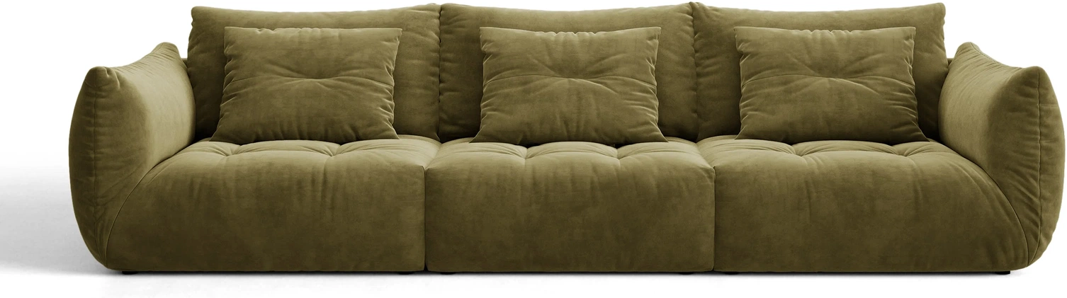Personers Sofa Micadoni Bloom Lysgrøn Velour Casino Forest Slidstærk Pletafvisende H97b327d107