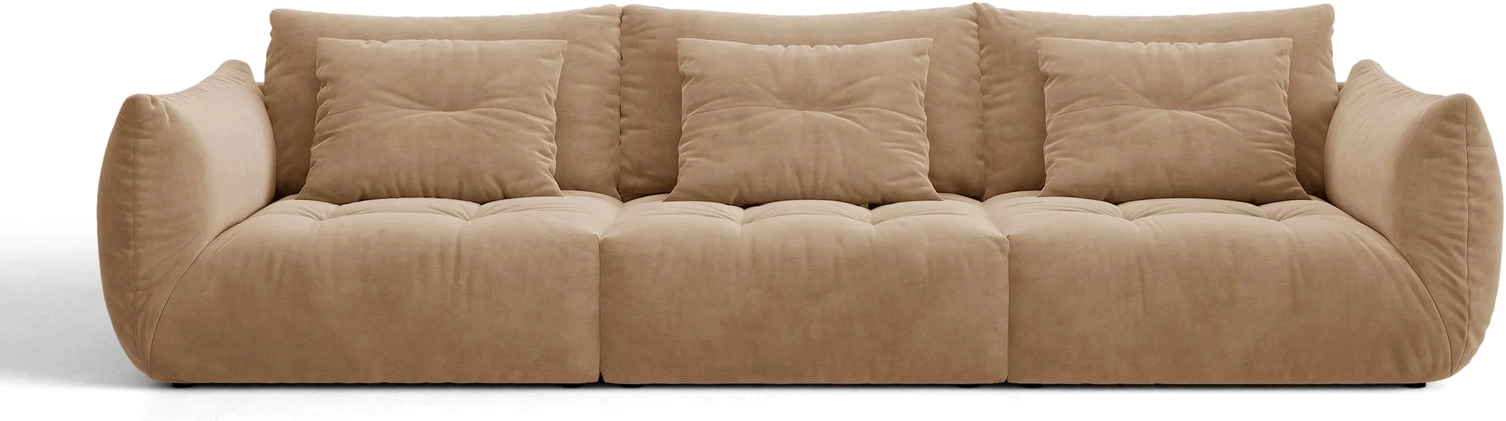 Personers Sofa Micadoni Bloom Mandelbeige Velour Casino Lion Martindale 100 000 B327d107h97 Inkl Pyntepuder