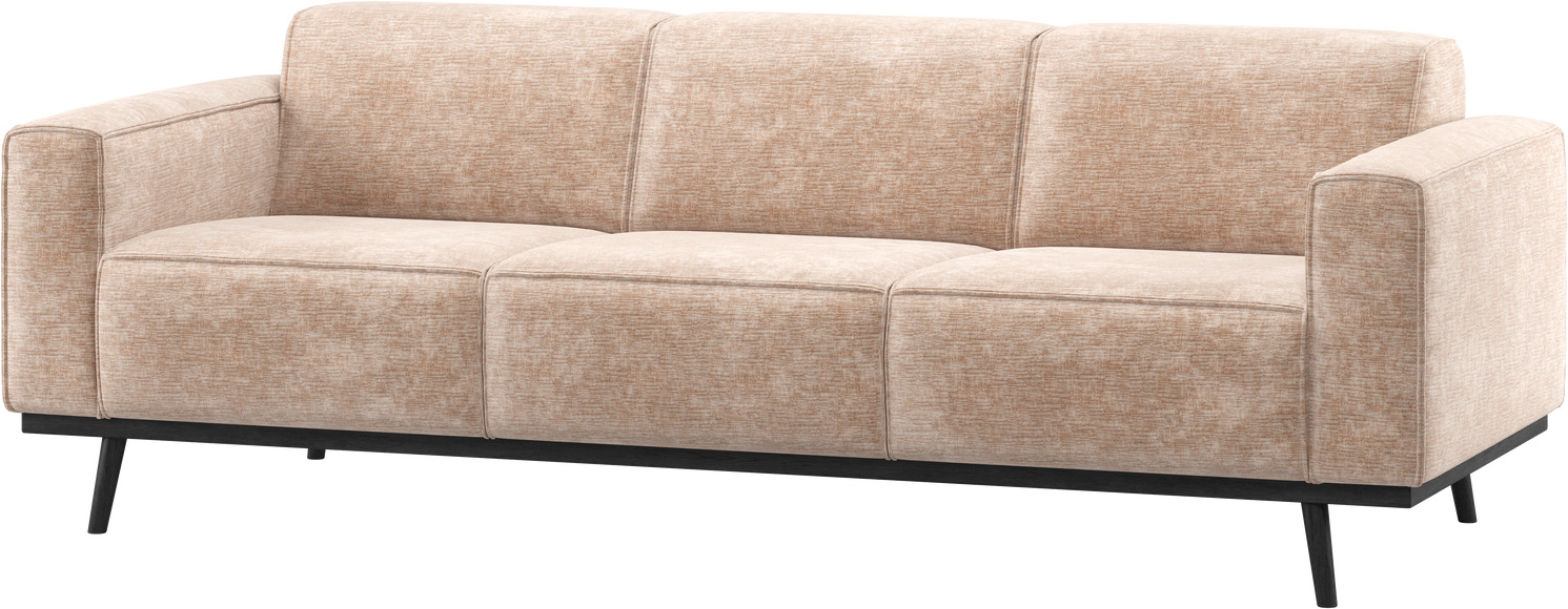Personers Sofa Woood Statement Velour Chenille Natur B230