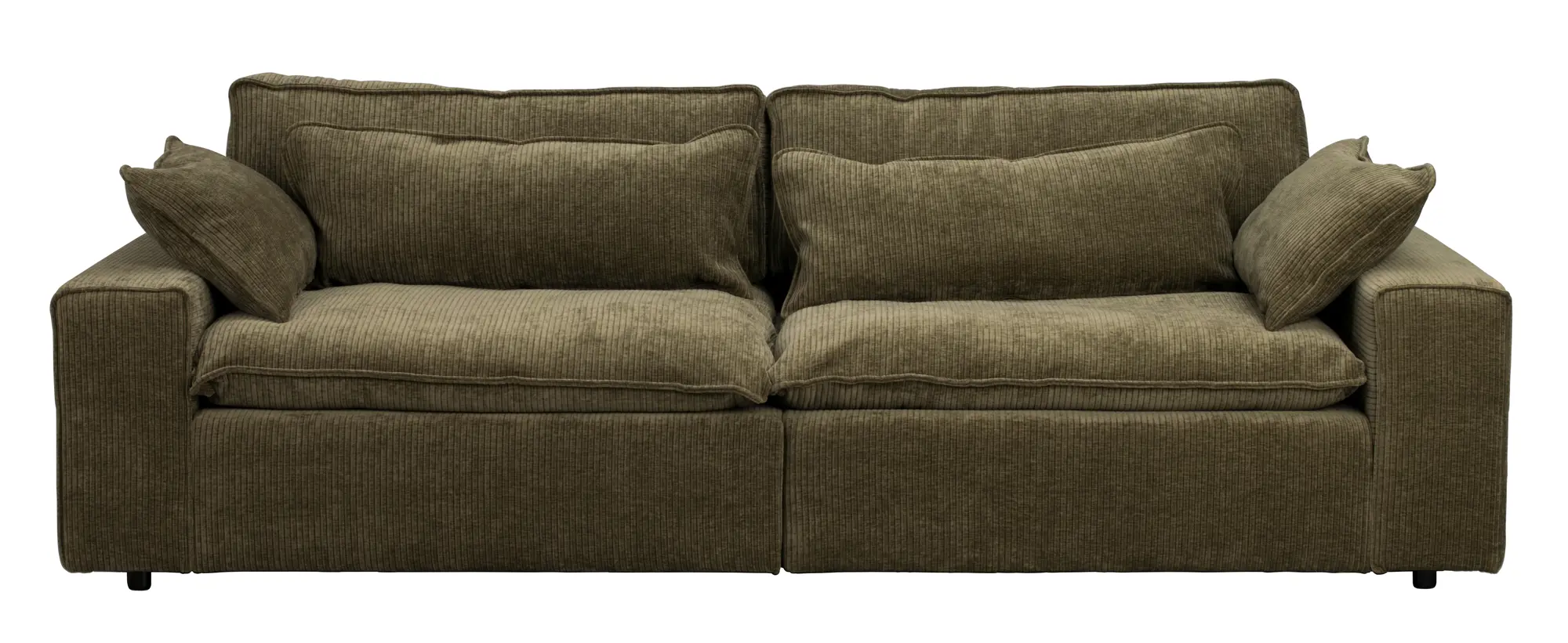 Rowico Rawlins Pers Sofa Grøn Polyester Stof Sort Plastik