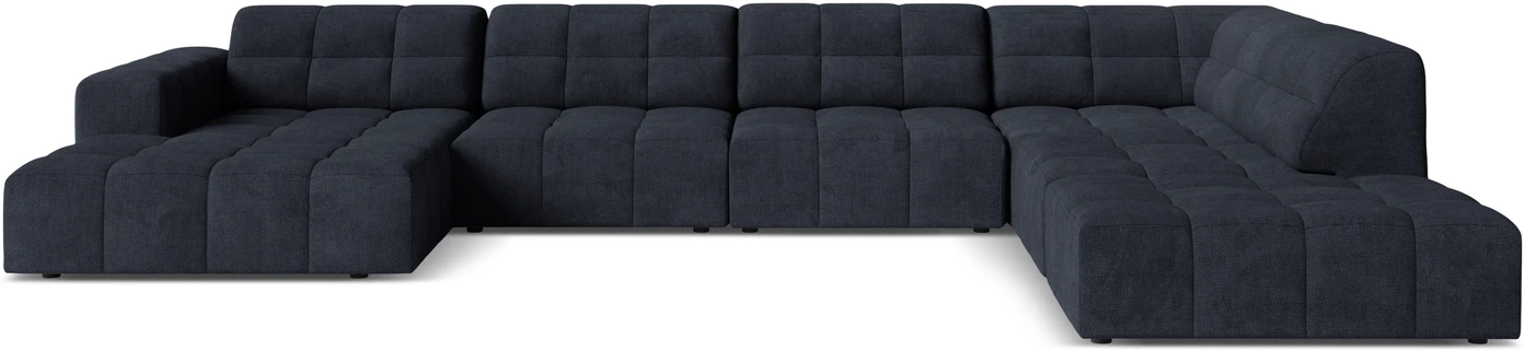 Sofa Micadoni Jennifer Sæders Højrevendt Eden Marineblå Chenille B375xd263xh78