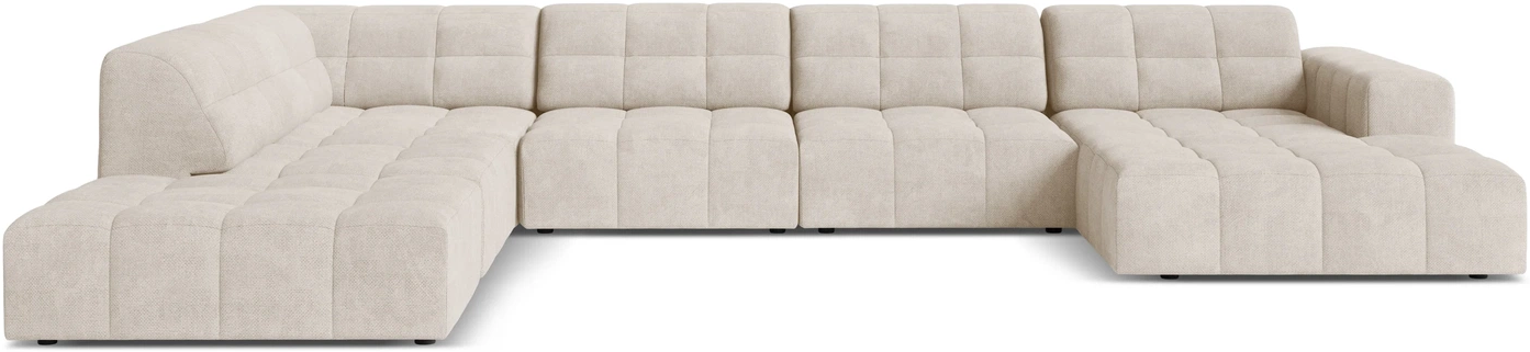 Sofa Micadoni Jennifer Venstrevendt 375263 Lys Beige Chenille Eden Pearl Plads Til Personer