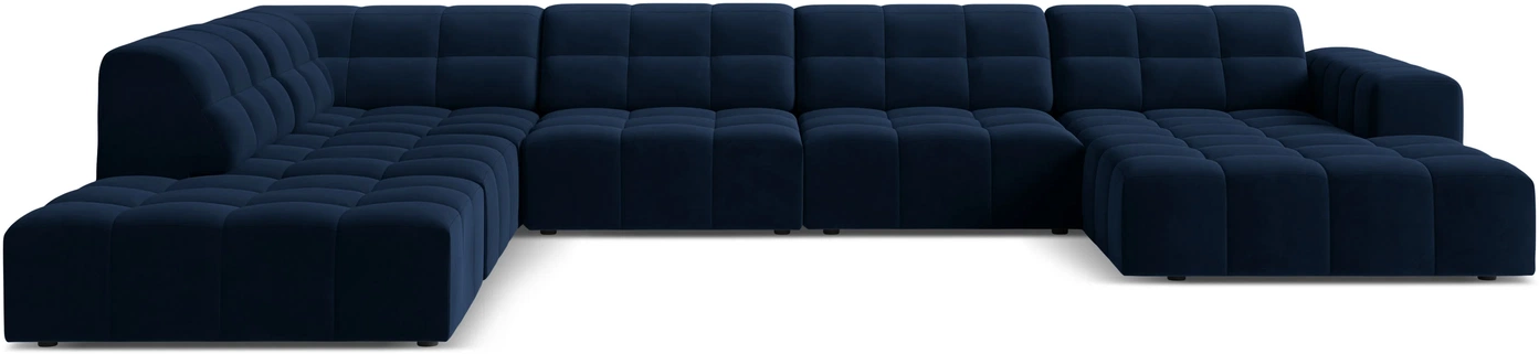 Sofa Micadoni Jennifer Venstrevendt Personers Kongeblå Velour Hjørnesofa 375x263