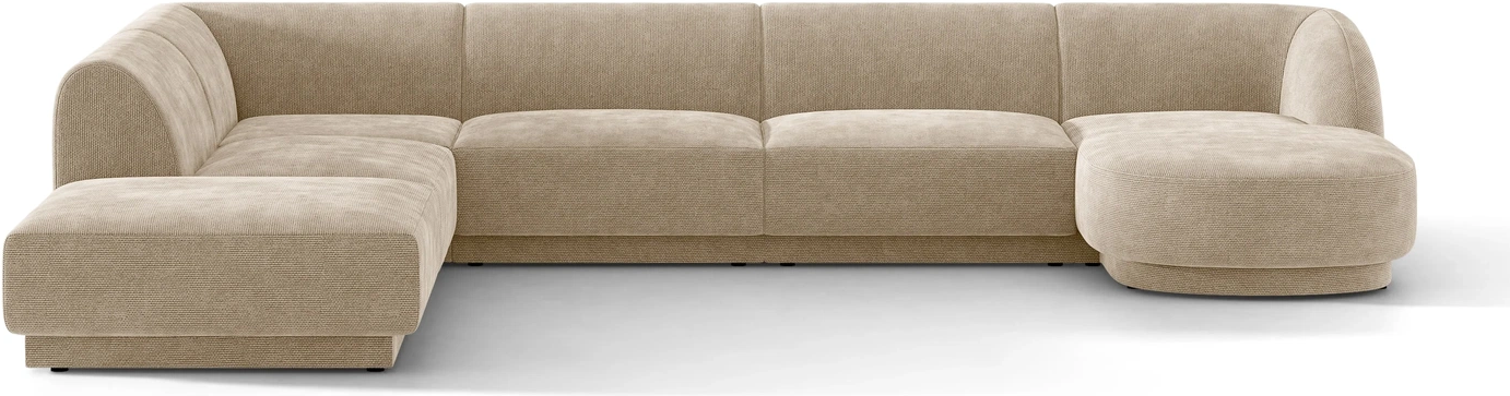Sofa Micadoni Miley Venstrevendt Beige Eden Chenille B330d255