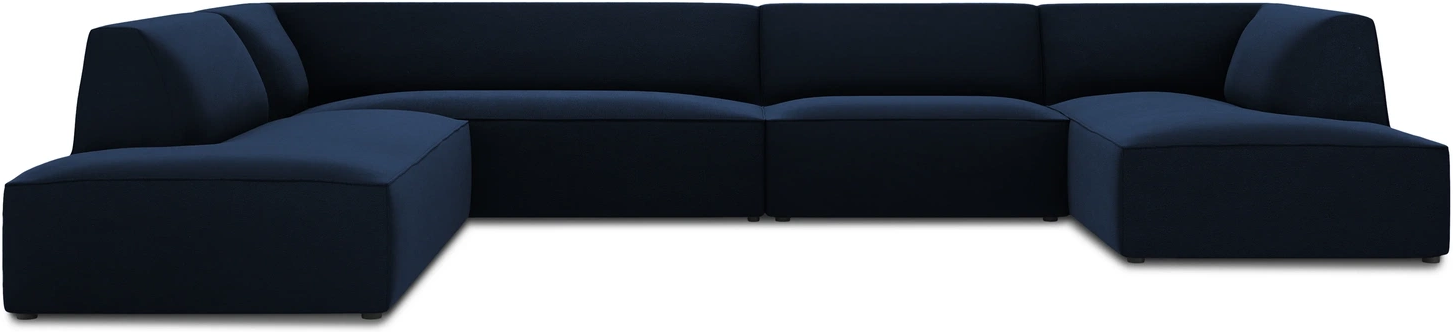 Sofa Micadoni Ruby Venstrevendt Sæders Kongeblå Velour Slidstærk Martindale 100 000 B366 D273 H69