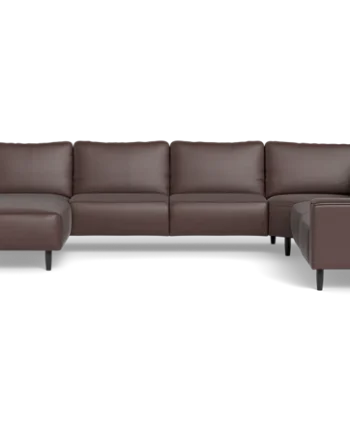 Solution 2701 Hjørnesofa Med Chaiselong Brun :350