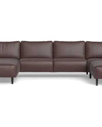 Solution 2701 Sofa Med Chaiselong Open End Brun :365