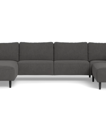 Solution 2701 Sofa Med Chaiselong Open End Mørkegrå :358