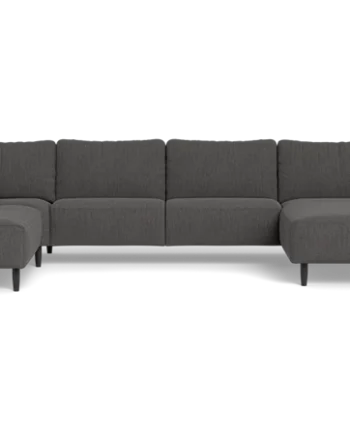 Solution 2701 Sofa Med Chaiselong Open End Mørkegrå :370
